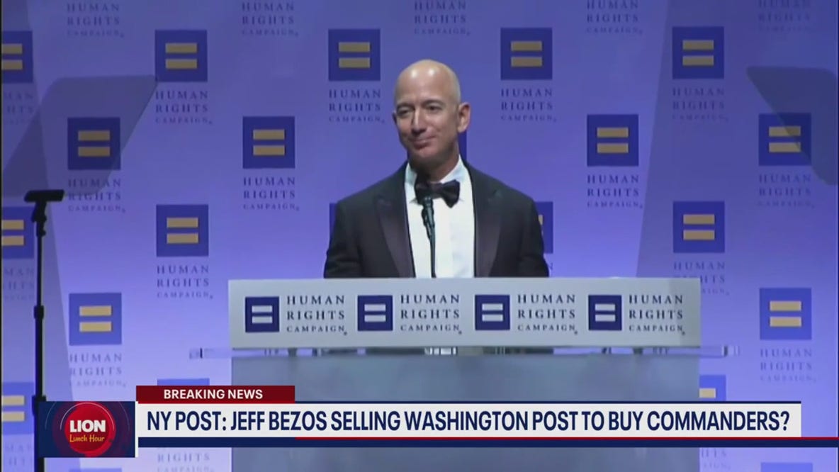 Jeff Bezos reportedly planning to sell the Washington Post to buy the Washington Commanders